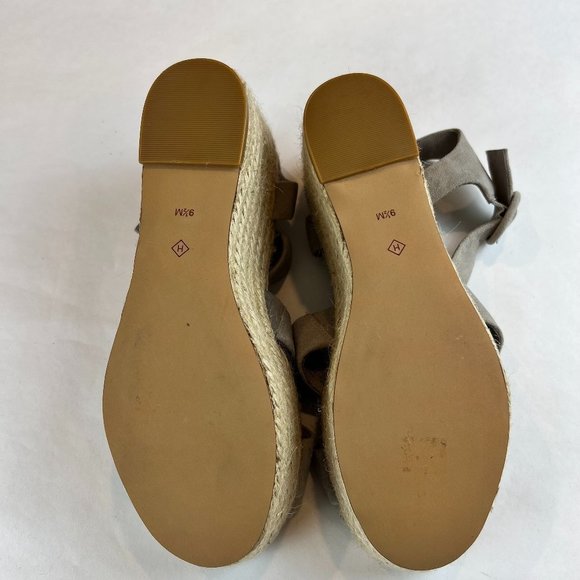 Halogen Suede Leather Emery Espadrilles Sandals - Picture 9 of 11